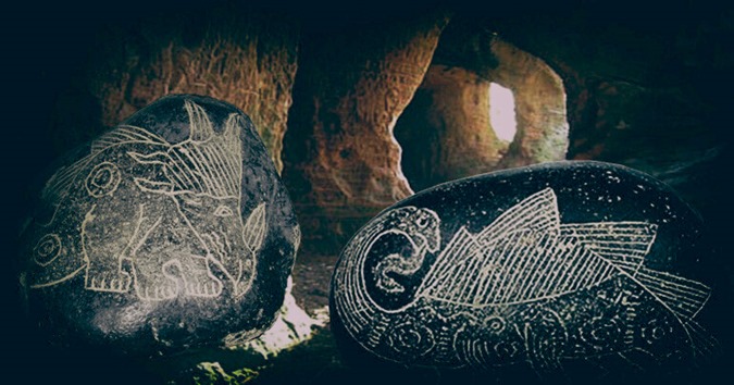 Estas pedras pertencentes à cultura previamente desconhecida têm dinossauros e tecnologia avançada gravada neles 01