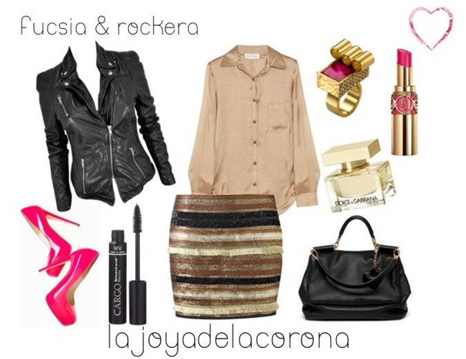 rosa y rockera