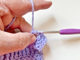 learn how to create a treble crochet stitch