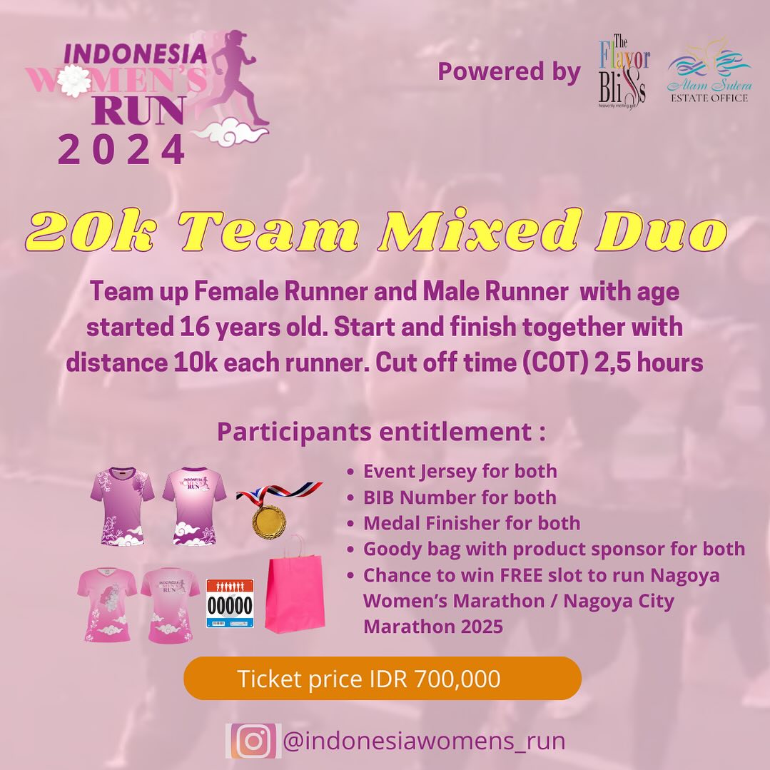 Team 👟 Indonesia Women's Run 2024