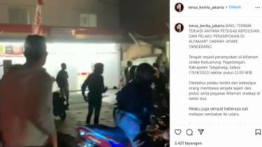 Mencekam! Suara Tembakan Terdengar di Lokasi Perampokan Minimarket, Pegawai Teriak Minta Tolong