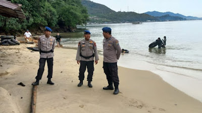 Sat Polairud Polres Sibolga Lakukan Patroli dan Pengamanan di Pantai Kutai Mela