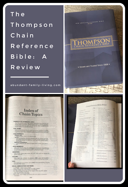 The Thompson Chain Reference Bible:  A Review