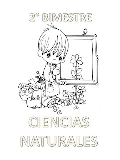 PORTADA DE CIENCIAS NATURALES PARA COLOREAR