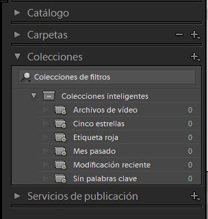 Curso de Lightroom - Biblioteca - Colecciones