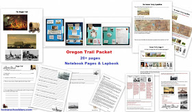 http://homeschoolden.com/2017/09/19/oregon-trail-lapbook-and-notebook-pages/