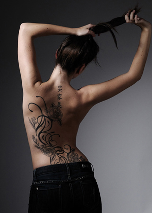 Sexy Back Tattoos Designs