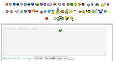 Cara Mudah Membuat Emoticon Di Kotak Komentar Blog 