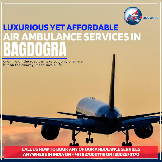 Air Ambulance Services in Bagdogra