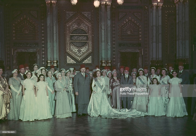 King Farouk and Queen Nariman marriage