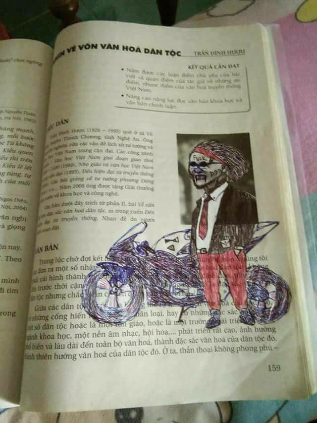 10 Gambar Jahil di Buku Pelajar Kreatif Ini Efektif Usir 