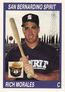 Rich Morales 1990 San Bernardino County Sun card