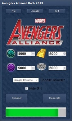 Marvel Avengers Alliance Hack 2013 Features: