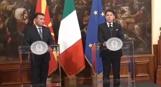 Conte meets Zaev: North Macedoniais the 30th NATO member, deserves to join the EU