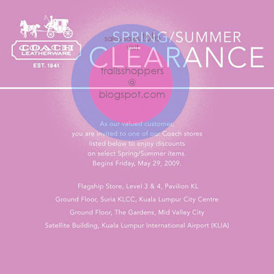 COACH Clearance Sale