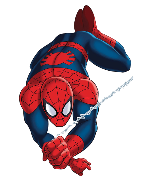 clipart renders hombre araña fondo transparente gratis