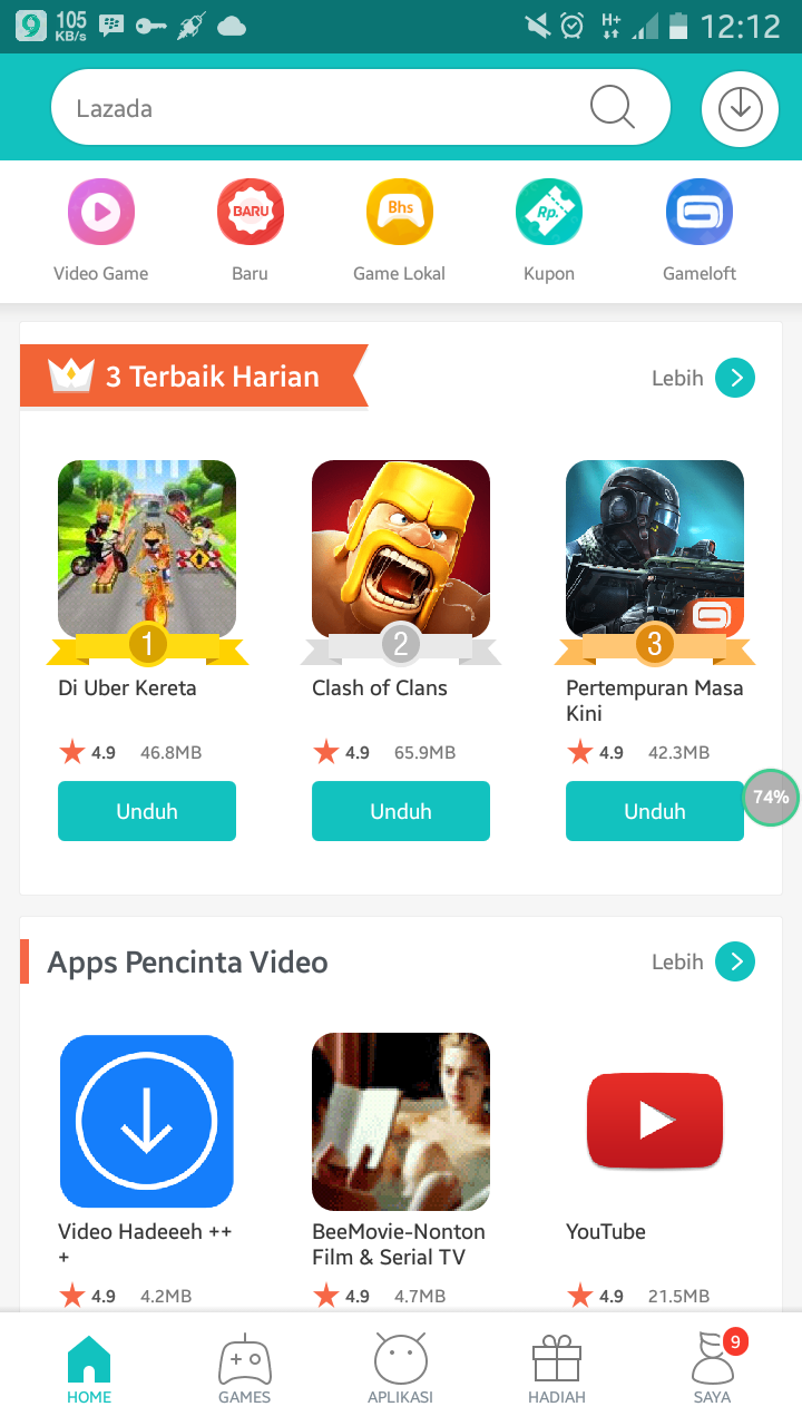 Download 9Apps Aplikasi Android Pengganti Playstore Hemat ...