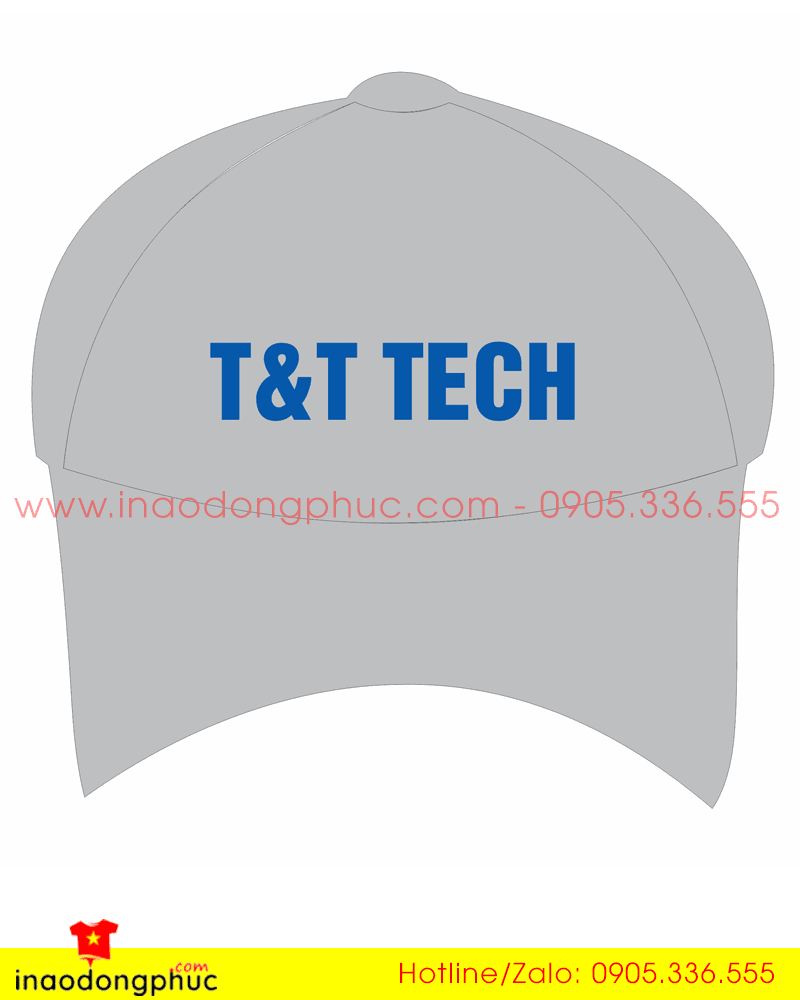 In mũ lưỡi trai Công ty T&T Tech