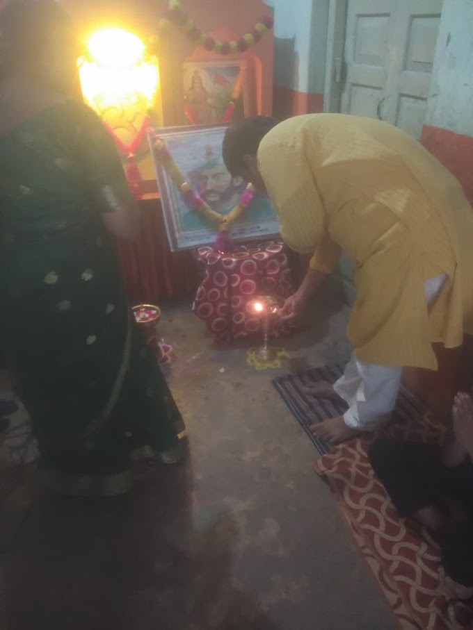 सरस्वती शिशु मंदिर स्टेशन रोड़ बाढ़ में वीर कुंवर सिंह जयंती मनाई गई
