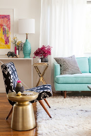 bri emery, living room, west elm rug, design, inspiration