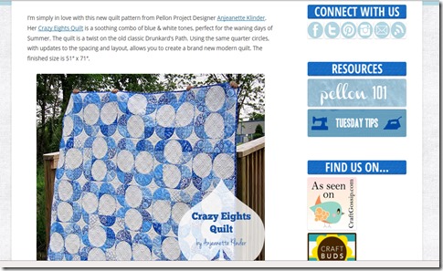 Pellon Project Crazy Eights