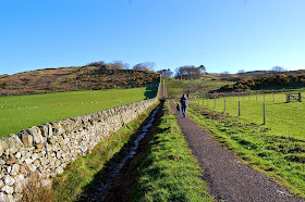 Path to St. Blane's church, Isle of Bute Path to St. Blane's church, Isle of Bute