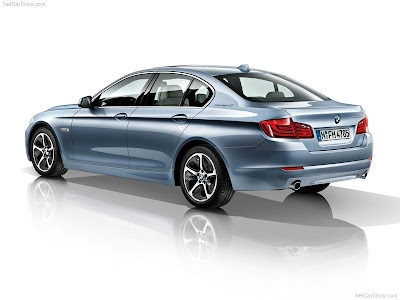 BMW 5 ActiveHybrid - Rear Angle, 2013, 7 of 13