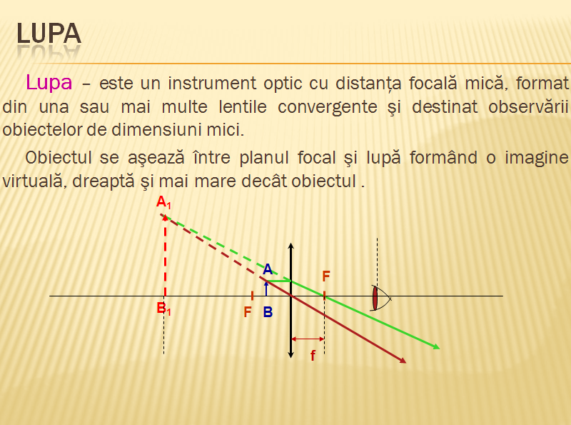 Fizica Interactiva Proiect Didactic Ochiul Ochelarii Lupa