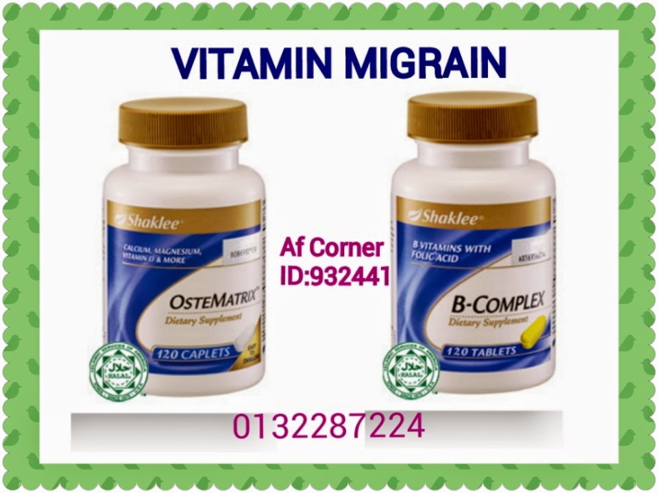 MIGRAIN? ATASI DENGAN VITAMIN SHAKLEE