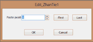 LEDEdit 2021 editing recorded - paste window