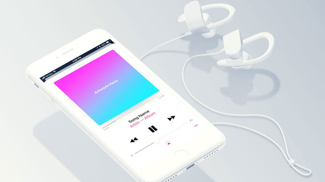 Free Spotify &amp; Apple Music Mockup