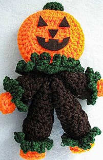 PATRON GRATIS MUÑECO CALABAZA AMIGURUMI