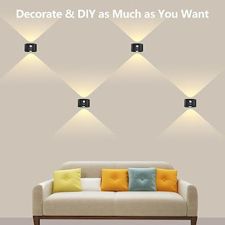 UP & Down Light Source Wall Sconces with Motion Sensor