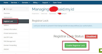 registrar lock