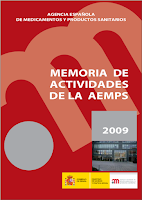 Portada informe 2009 AEMPS