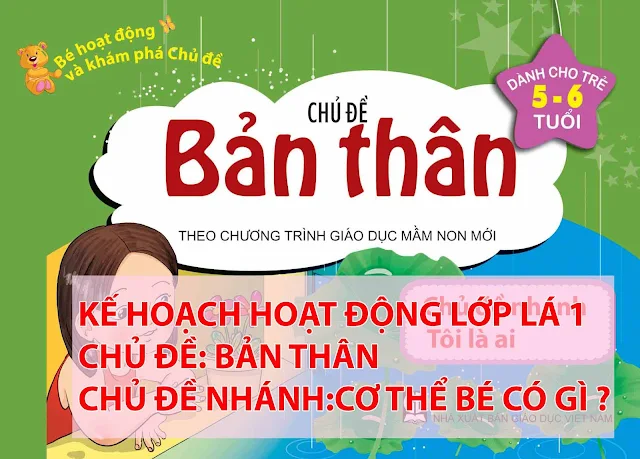 Giáo án mầm non 5 tuổi chủ đề bản thân - chủ đề cơ thể của bé