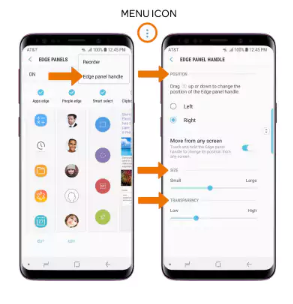 Cara menyingkirkan Edge Panel dari screenshot di perangkat Galaxy Anda