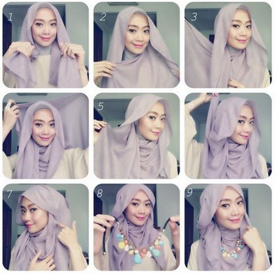 Cara Memakai Kerudung Modern untuk Remaja Masa Kini 