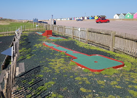 Crazy Golf course at the Boating Lake in Southwold, Suffolk