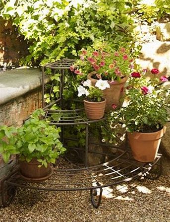 corner plant stand plans