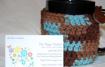 the, hippy, hooker, mug, cozy, brown, multicolored