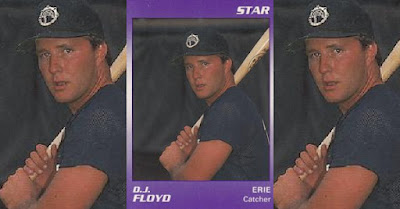 D.J. Floyd 1990 Erie Sailors card