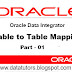 ODI Table to Table Mapping – Part 1