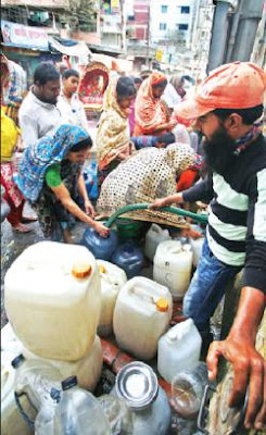 মায়াকানন-সবুজকানন পানিতে ময়লা-দুর্গন্ধ