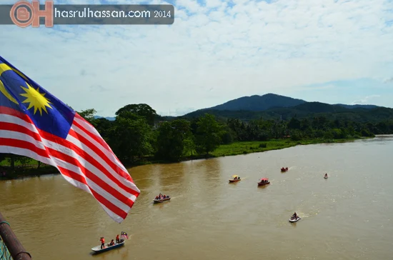 Sungai Perak dari Jambatan Victoria, Kuala Kangsar, Perak