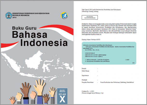 Buku Bahasa Indonesia Guru Dan Siswa Kelas 10 Sma Ma Smk Mak Edisi