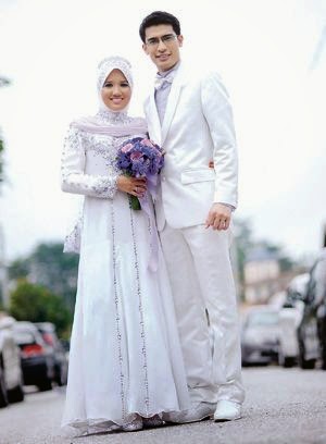 Model baju pengantin muslim modern