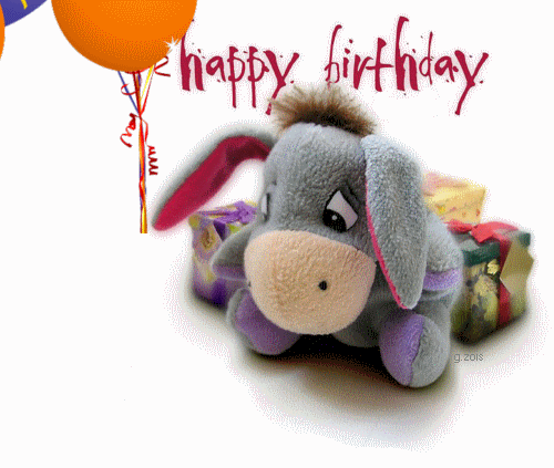 animated free gif a small donkey with colored balloons happy birthday jpg (500x423)
