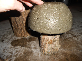 Hypertufa mushrooms