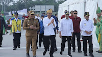 Presiden RI Resmikan Jalan Tol Indrapura-Kisaran dan Jalan Tol Tebing Tinggi-Indrapura